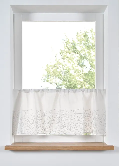 Tenda a vetro con ricami lucidi, bonprix