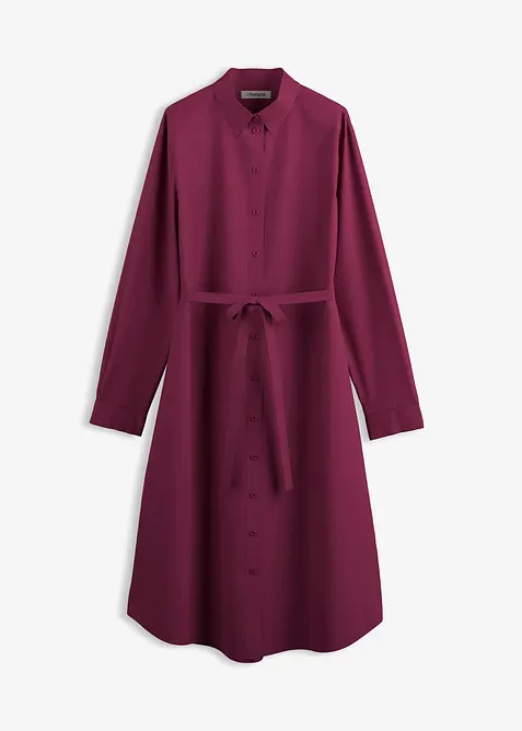 Abito midi in puro cotone biologico, bonprix