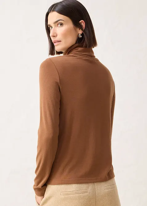 Maglia dolcevita in misto lana, bonprix