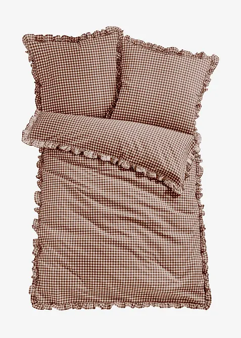 Biancheria da letto con ruches, bonprix