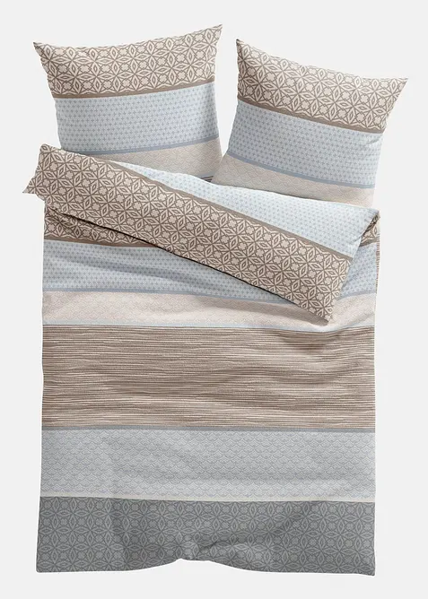 Biancheria da letto con fantasia a fasce, bonprix