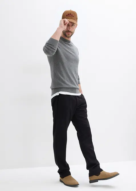 Maglione in filato fine di puro cotone (pacco da 2), bonprix