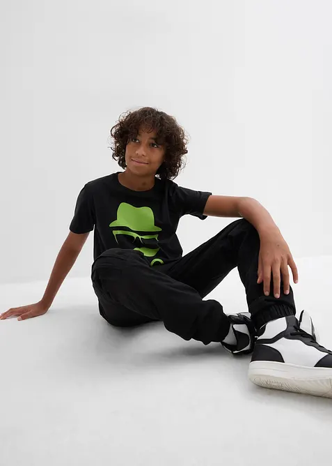 Jeans termici con elastico in vita e fodera in jersey, regular fit, bonprix
