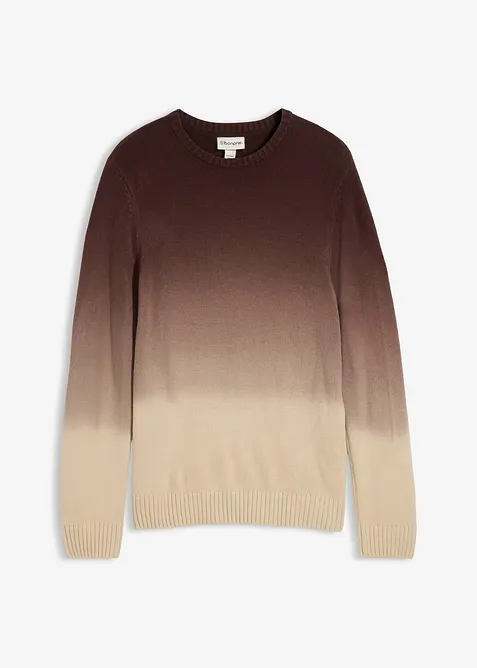 Maglione in filato fine dai colori sfumati, bonprix
