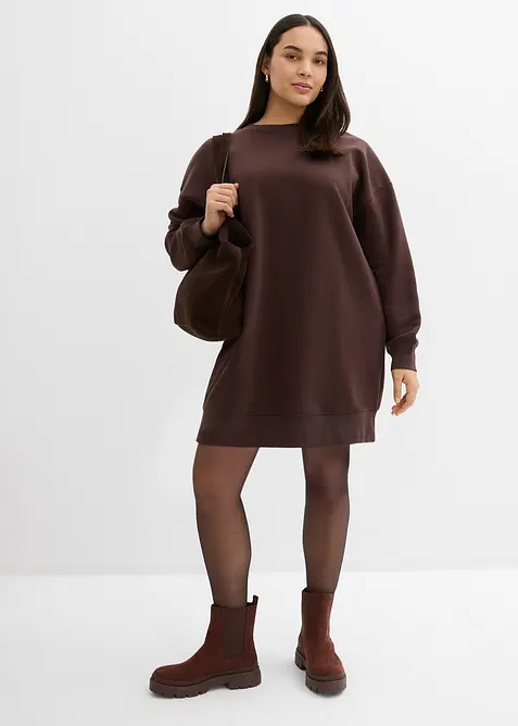 Abito in felpa oversize, bonprix