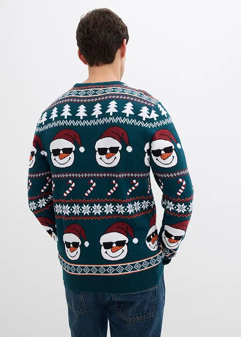 Maglione norvegese con cotone riciclato, bonprix