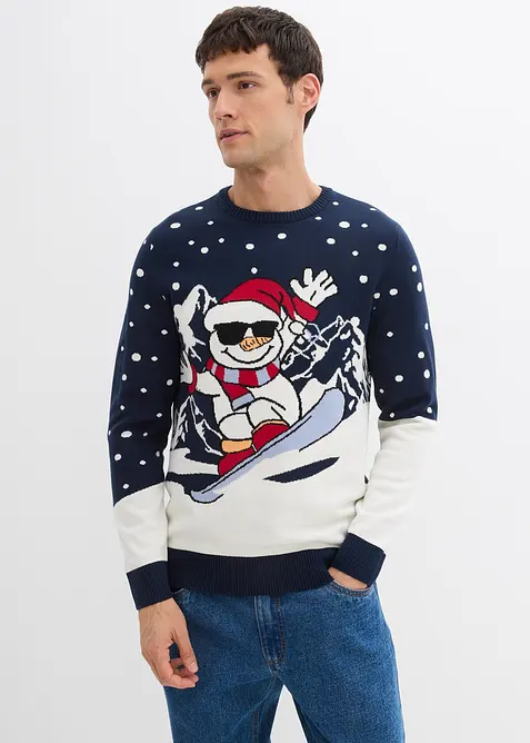 Maglione natalizio con cotone, bonprix