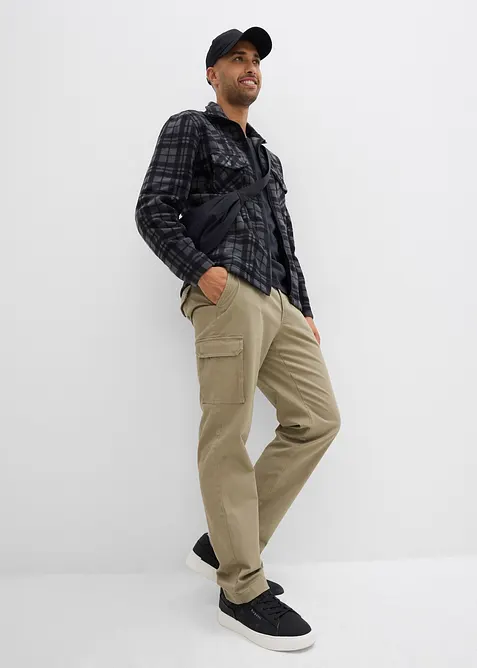 Giacca in pile a collo dritto, bonprix