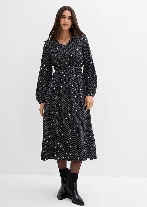 Abito lungo in viscosa fluente, bonprix