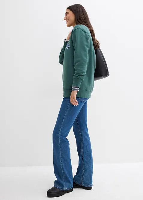 Felpa in misto cotone, bonprix