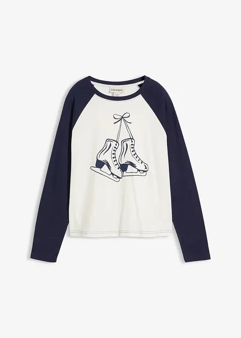 Maglia raglan in puro cotone biologico, bonprix