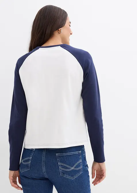 Maglia raglan in puro cotone biologico, bonprix