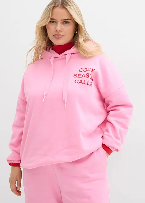 Felpa oversize in puro cotone, bonprix