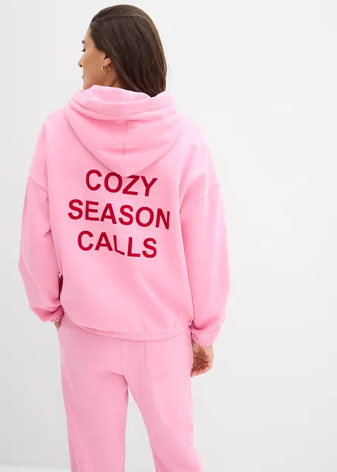 Felpa oversize in puro cotone, bonprix