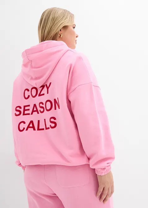 Felpa oversize in puro cotone, bonprix