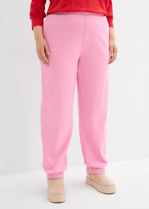 Pantaloni in felpa di puro cotone, bonprix