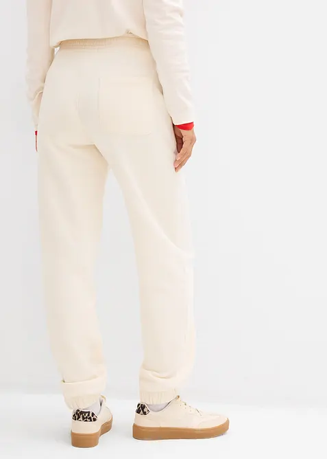 Pantaloni in felpa di puro cotone, bonprix