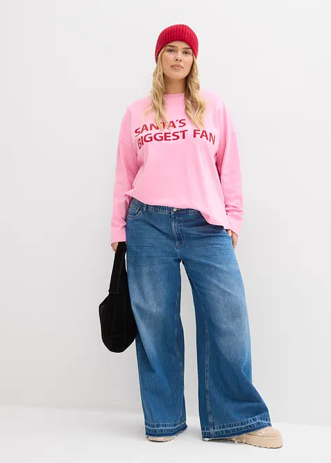 Maglia oversize in cotone, bonprix