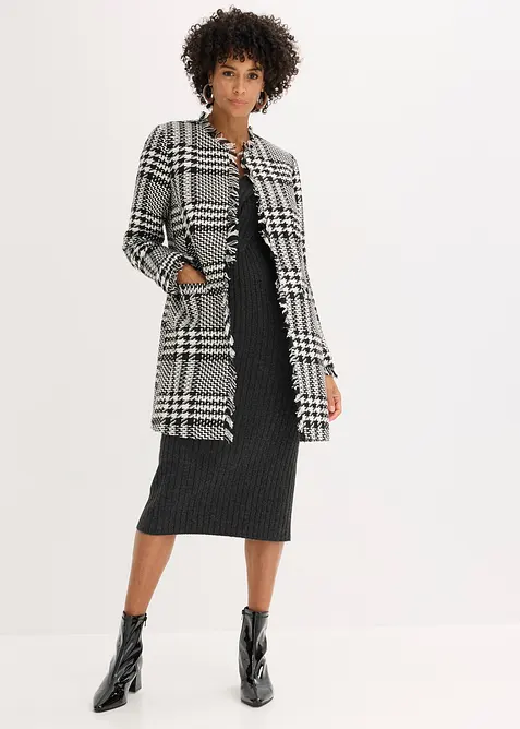 Blazer lungo in boucl&eacute;, bonprix