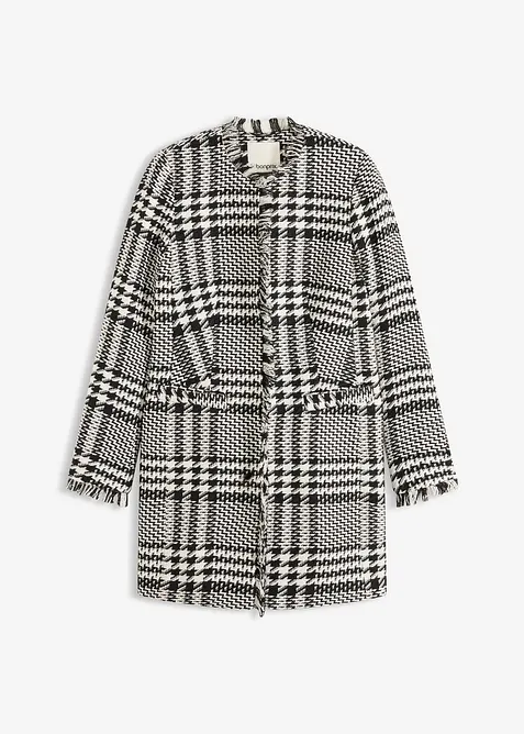 Blazer lungo in bouclé, bonprix