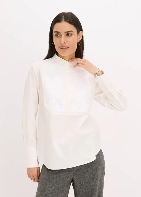 Tunica con paillettes, bonprix