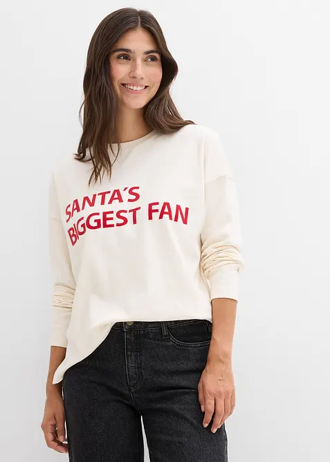 Maglia oversize in cotone, bonprix