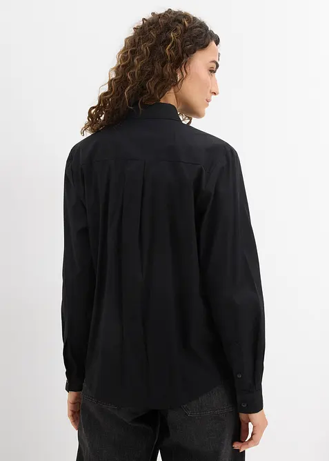 Camicia oversize con tasca a contrasto, bonprix
