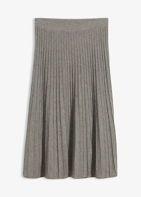 Gonna di maglia con lana merino, bonprix