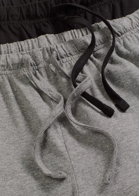 Pantaloni pigiama lunghi con tasche (pacco da 2), bonprix