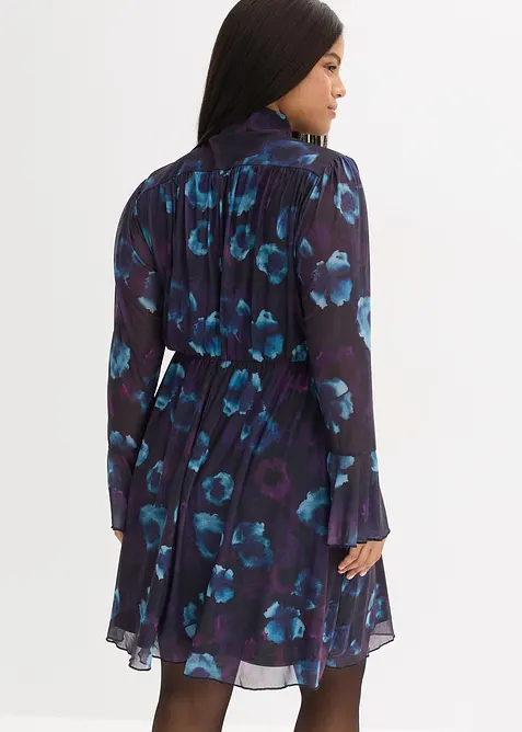 Abito in mesh morbido, bonprix