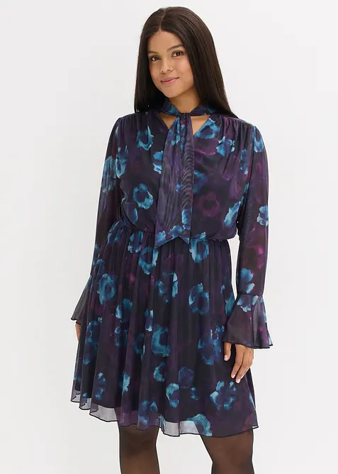 Abito in mesh morbido, bonprix