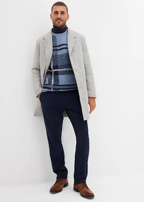 Maglione con motivo a quadri, bonprix