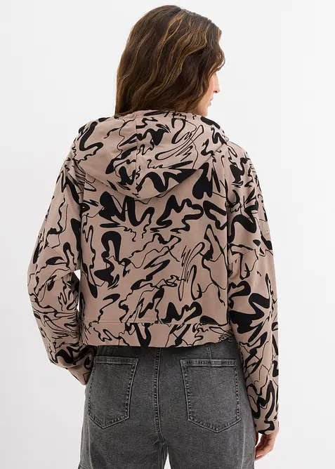 Felpa con cappuccio in puro cotone, bonprix