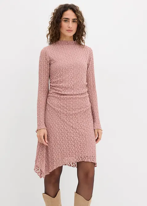 Abito in pizzo con orlo a punte, bonprix