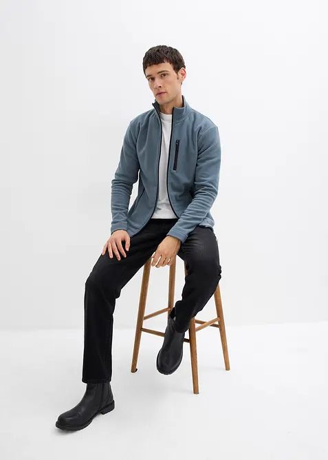 Giacca in pile con pratiche tasche zippate, bonprix