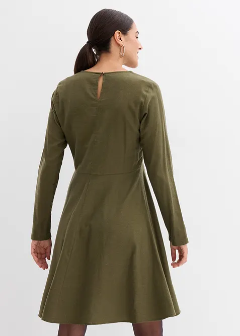 Abito leggero in flanella di puro cotone, bonprix