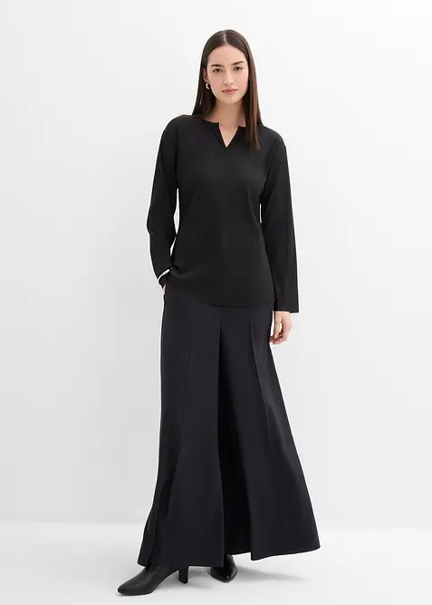 Maglia plissettata, bonprix