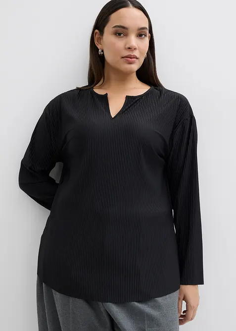 Maglia plissettata, bonprix