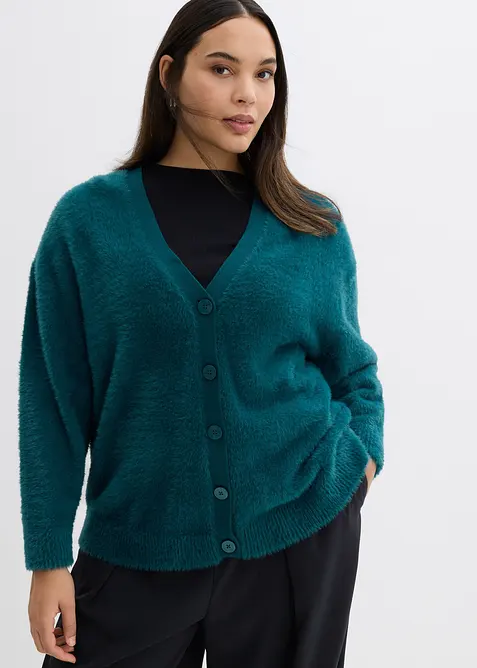 Cardigan in misto viscosa, bonprix