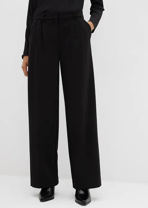 Pantaloni con pinces in misto viscosa, bonprix