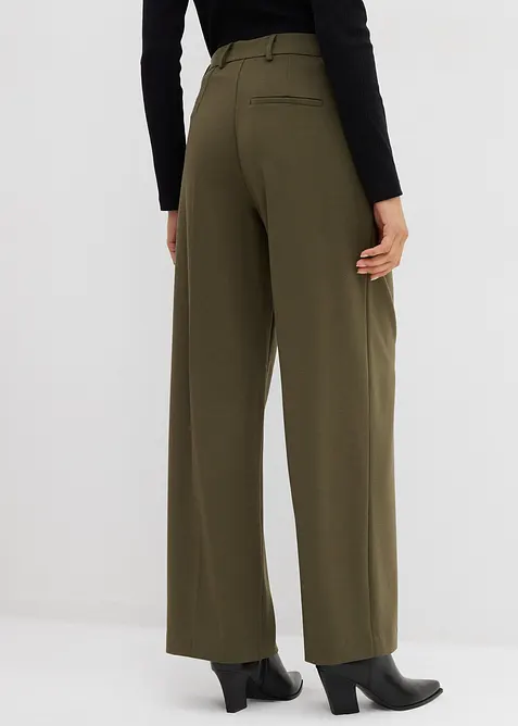 Pantaloni con pinces in misto viscosa, bonprix