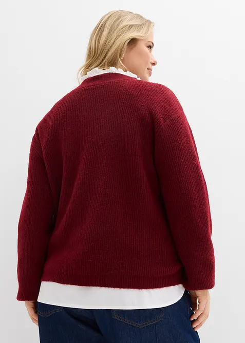 Maglione con scollo a V, bonprix