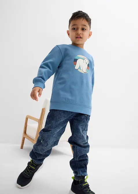 Felpa in puro cotone biologico, bonprix