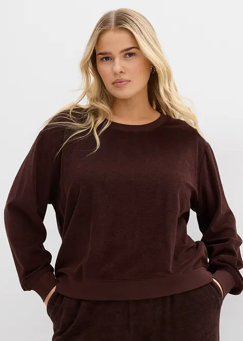 Felpa in spugna morbida, bonprix