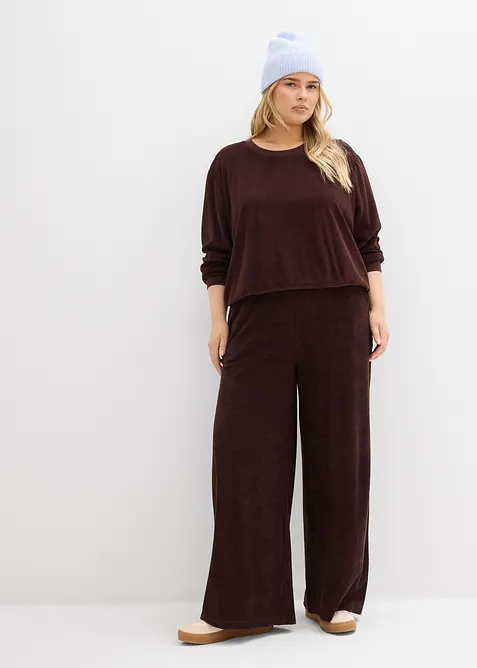 Felpa in spugna morbida, bonprix