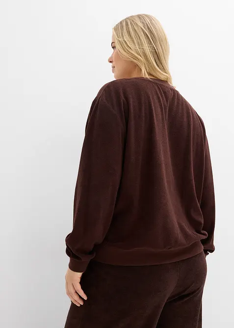 Felpa in spugna morbida, bonprix