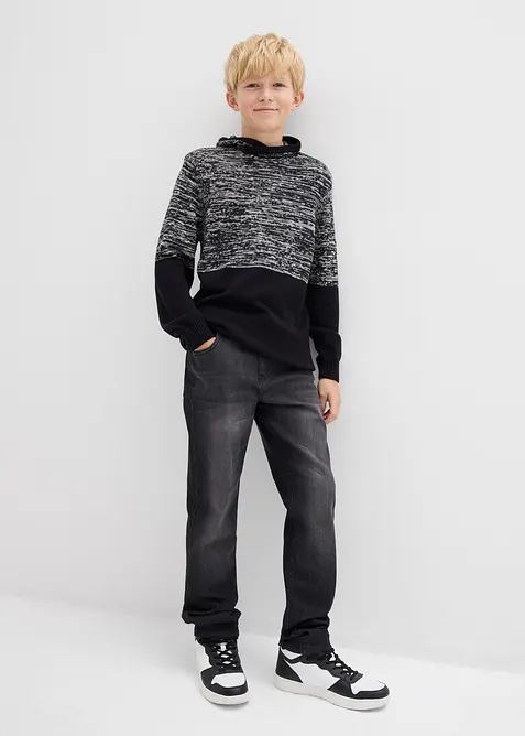 Maglione con collo a scialle, bonprix