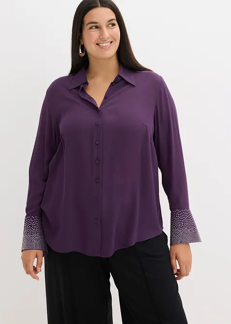 Camicetta con strass, bonprix