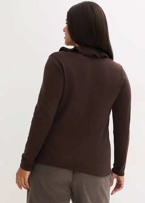 Maglione in filato fine di misto viscosa fluente, bonprix