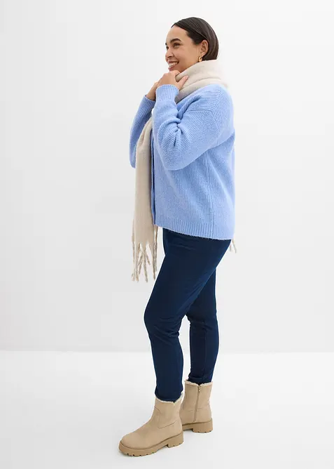 Leggings termici morbidi effetto jeans, bonprix